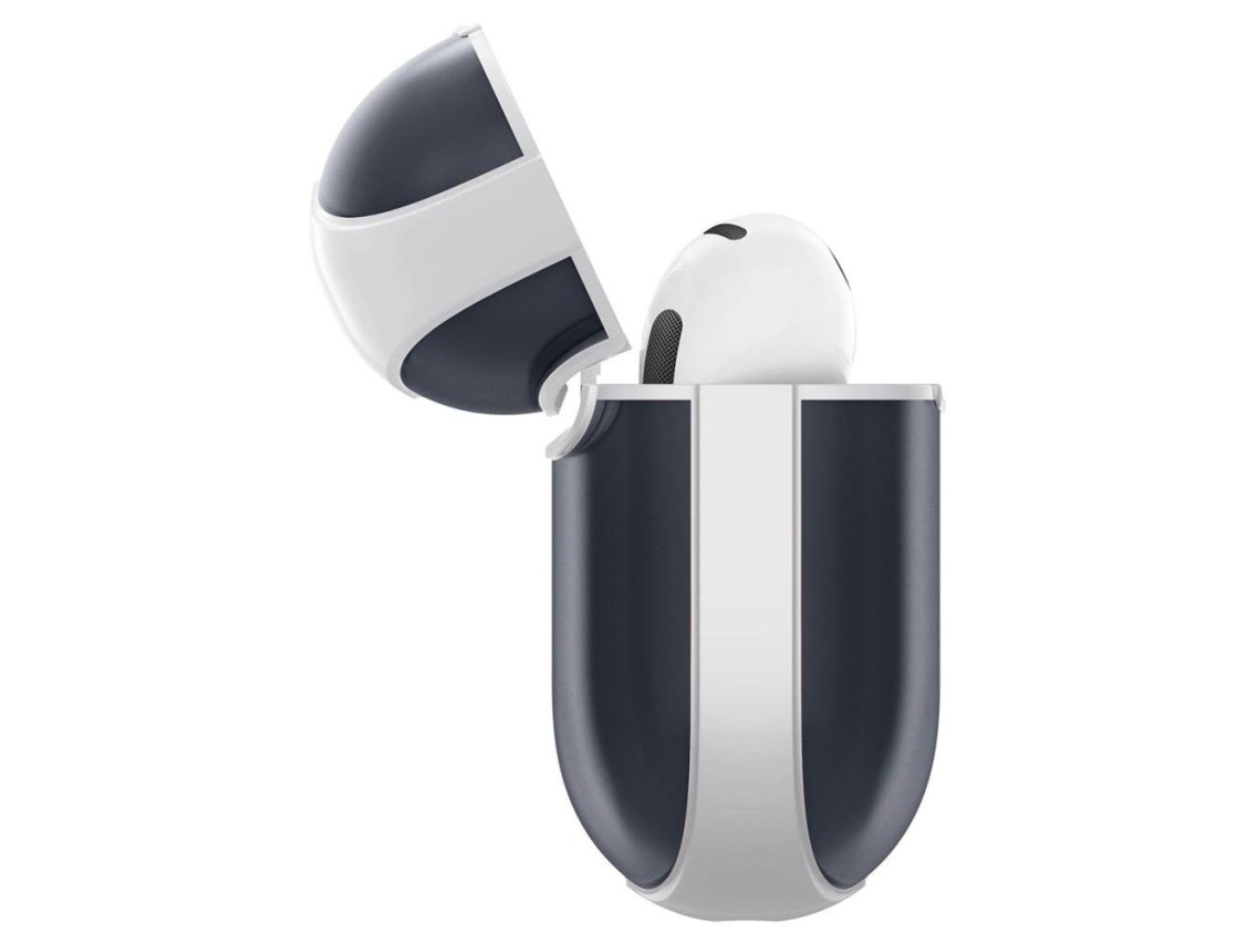 Funda Spigen Classic C1 para AirPods 4 - Grafito