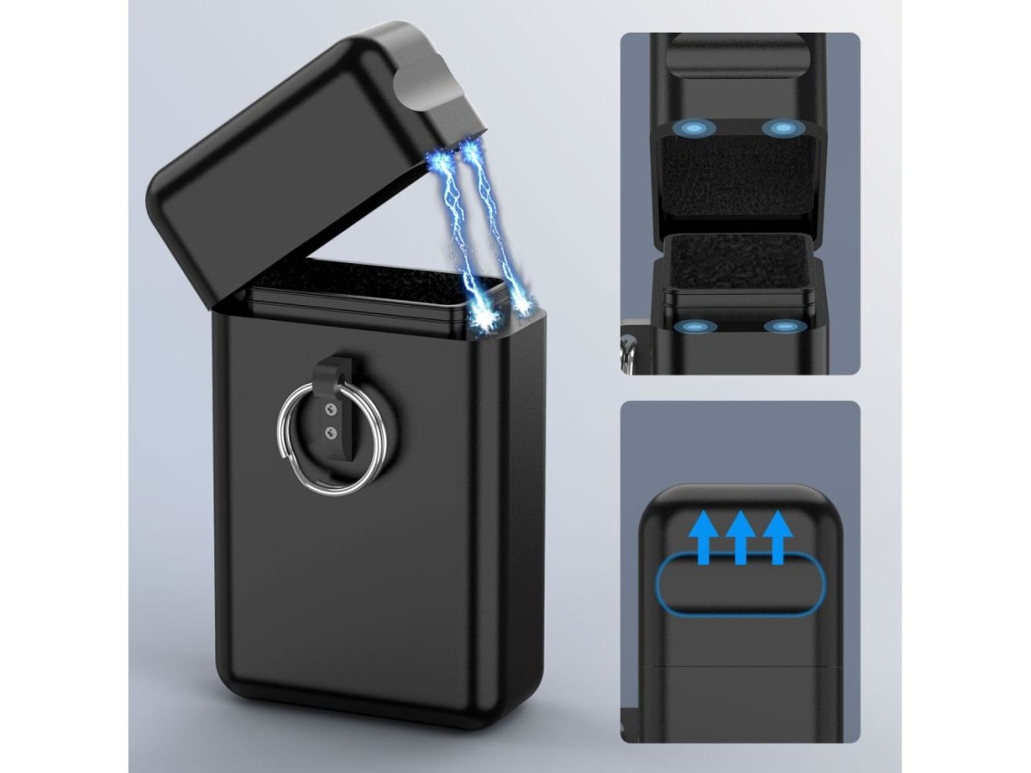 Tech-Protect KLR200 Metal Car Key Case RFID Blocking - Black