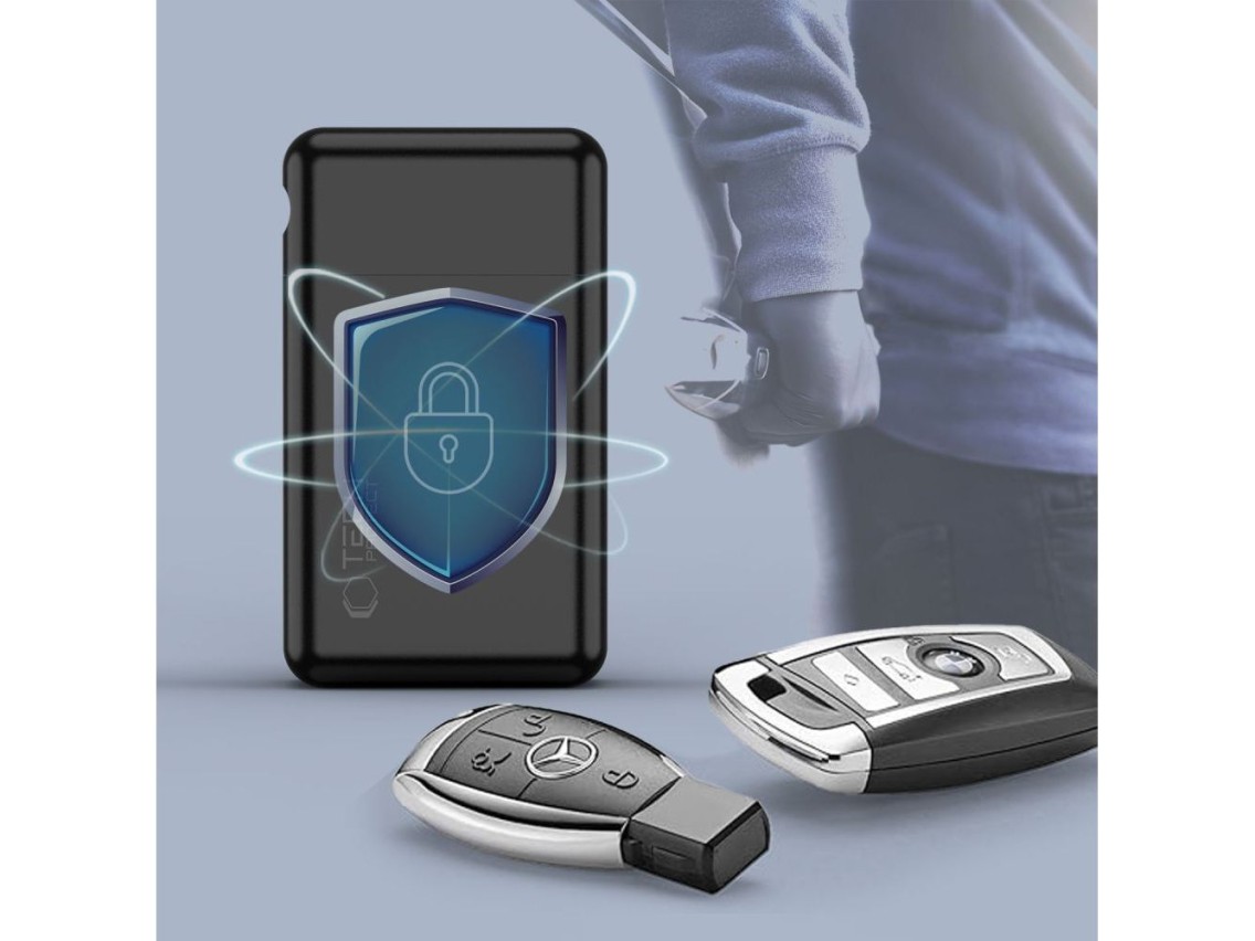 Tech-Protect KLR200 Metal Car Key Case RFID Blocking - Black