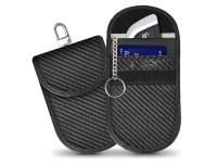 Tech-Protect KLR100 RFID Blocking Car Key Case - Black - Carbon