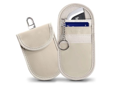 Tech-Protect KLR100 RFID Blocking Car Key Case - Beige