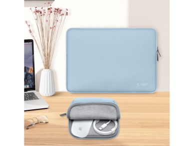 Bolsa para laptop Tech-Protect Neoslim de 13 a 14 polegadas - Azul Bolsa para laptop Tech-Protect Neoslim de 13 a 14 polegadas - Azul