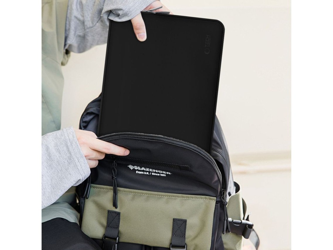 Bolsa para laptop Tech-Protect Neoslim de 13 a 14 polegadas - Preta