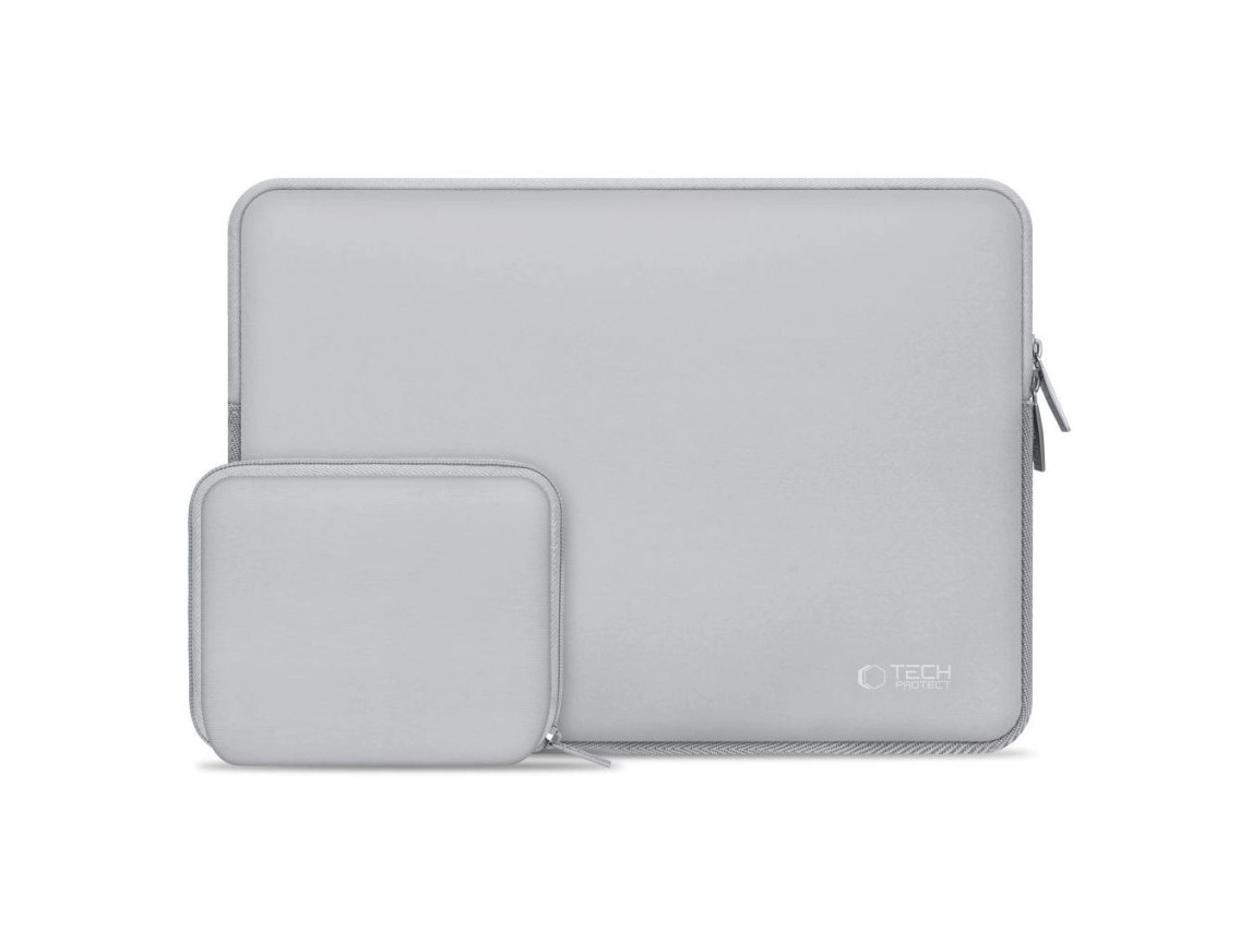 Bolsa para laptop Tech-Protect Neoslim de 13 a 14 polegadas - Cinza