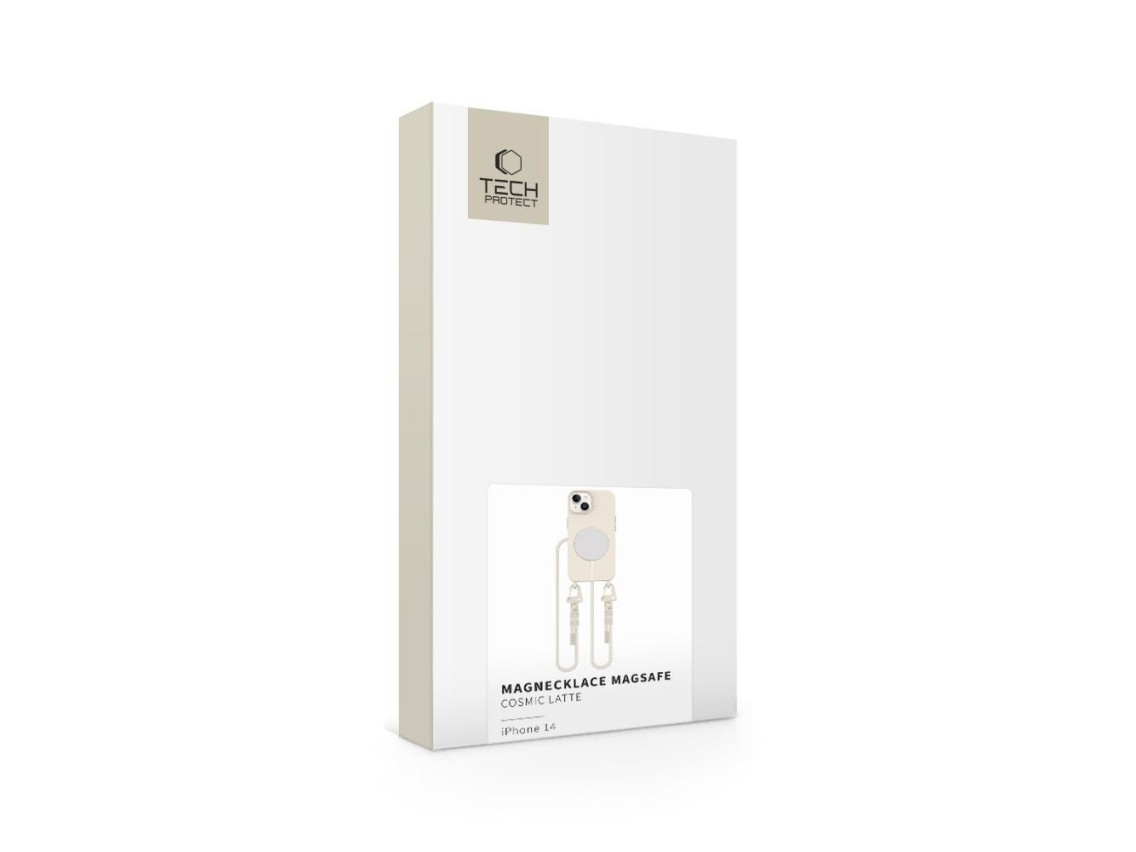 Tech-Protect MagNecklace MagSafe iPhone 14 Case - Beige