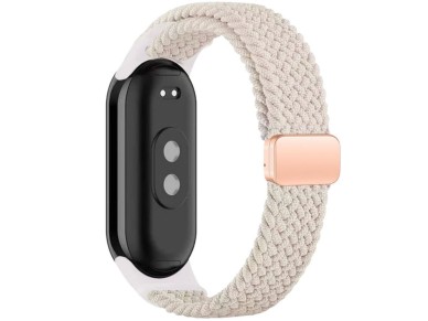 Tech-Protect NylonMag Strap for Xiaomi Smart Band 8 / 9 / NFC - Beige Tech-Protect NylonMag Strap for Xiaomi Smart Band 8 / 9 / NFC - Beige