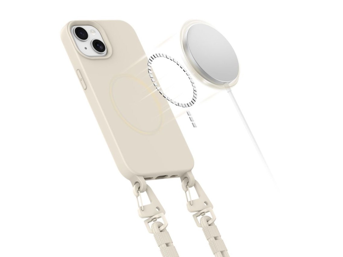 Tech-Protect MagNecklace MagSafe iPhone 14 Case - Beige