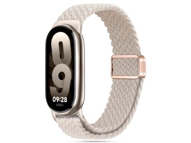 Tech-Protect NylonMag Strap for Xiaomi Smart Band 8 / 9 / NFC - Beige Tech-Protect NylonMag Strap for Xiaomi Smart Band 8 / 9 / NFC - Beige