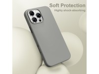 Capa de silicone Tech-Protect MagSafe para iPhone 16 Pro Max - Cinza Capa de silicone Tech-Protect MagSafe para iPhone 16 Pro Max - Cinza