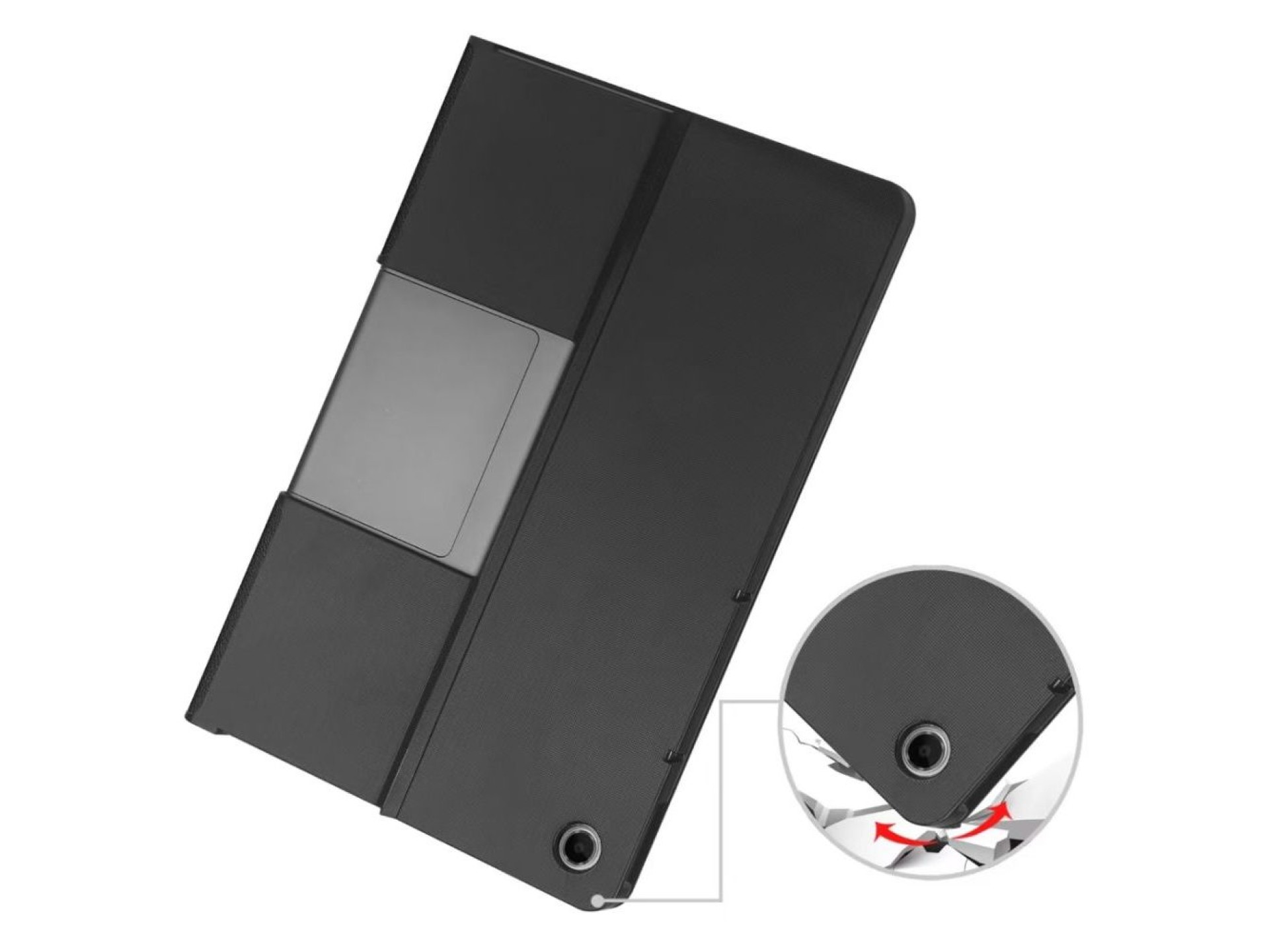 Capa protetora Tech-Protect SmartCase para Lenovo TAB PLUS - Preta