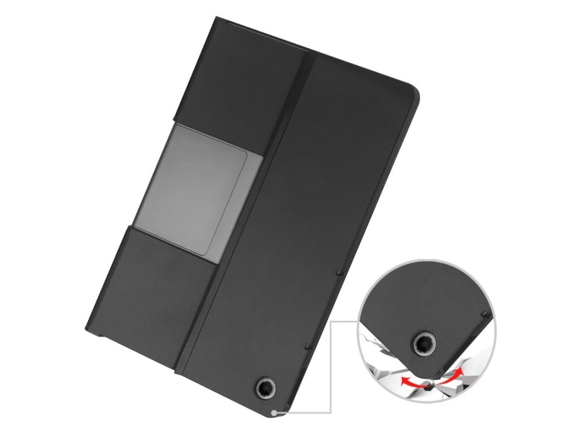 Capa protetora Tech-Protect SmartCase para Lenovo TAB PLUS - Preta