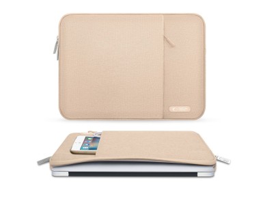 Capa protetora Tech-Protect para laptop de 15 a 16 polegadas - bege Capa protetora Tech-Protect para laptop de 15 a 16 polegadas - bege