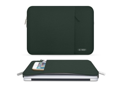 Capa protetora Tech-Protect para laptop de 15 a 16 polegadas - verde