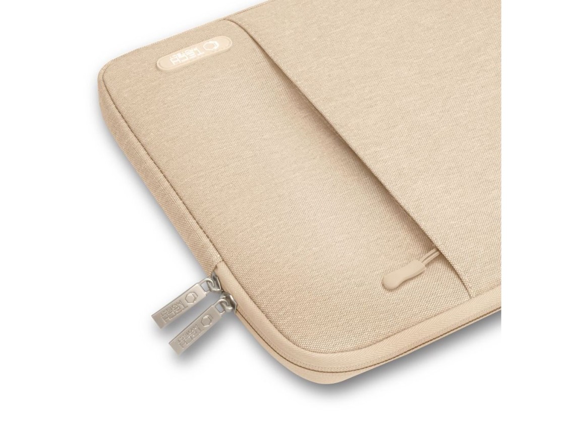 Capa protetora Tech-Protect para laptop de 13 a 14 polegadas - Bege