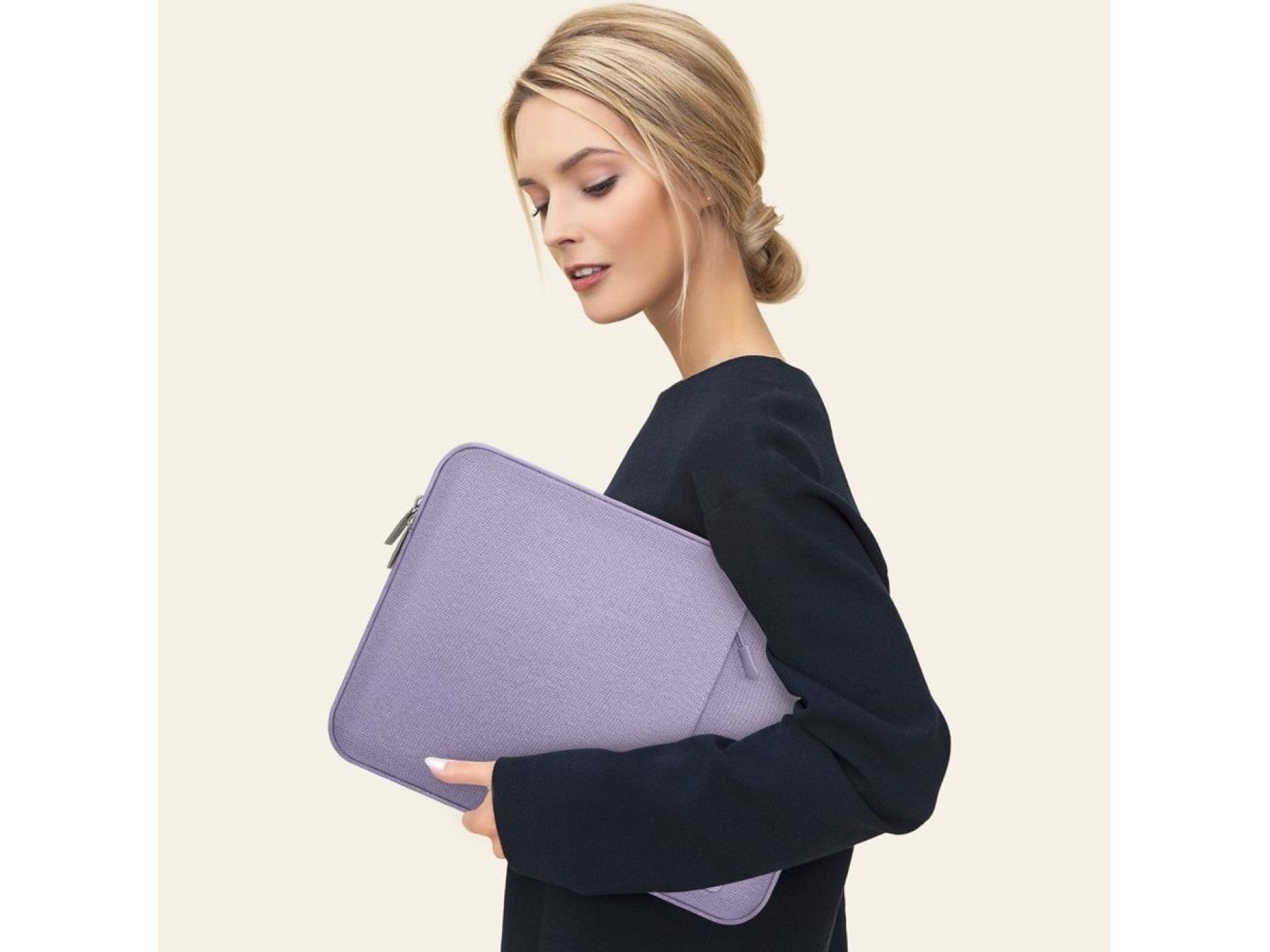 Capa protetora Tech-Protect para laptop de 13 a 14 polegadas - Lavanda