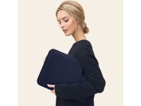 Capa protetora Tech-Protect para laptop de 13 a 14 polegadas - Azul Marinho Capa protetora Tech-Protect para laptop de 13 a 14 polegadas - Azul Marinho