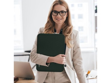 Capa protetora Tech-Protect para laptop de 13 a 14 polegadas - verde