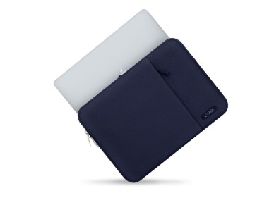 Capa protetora Tech-Protect para laptop de 13 a 14 polegadas - Azul Marinho