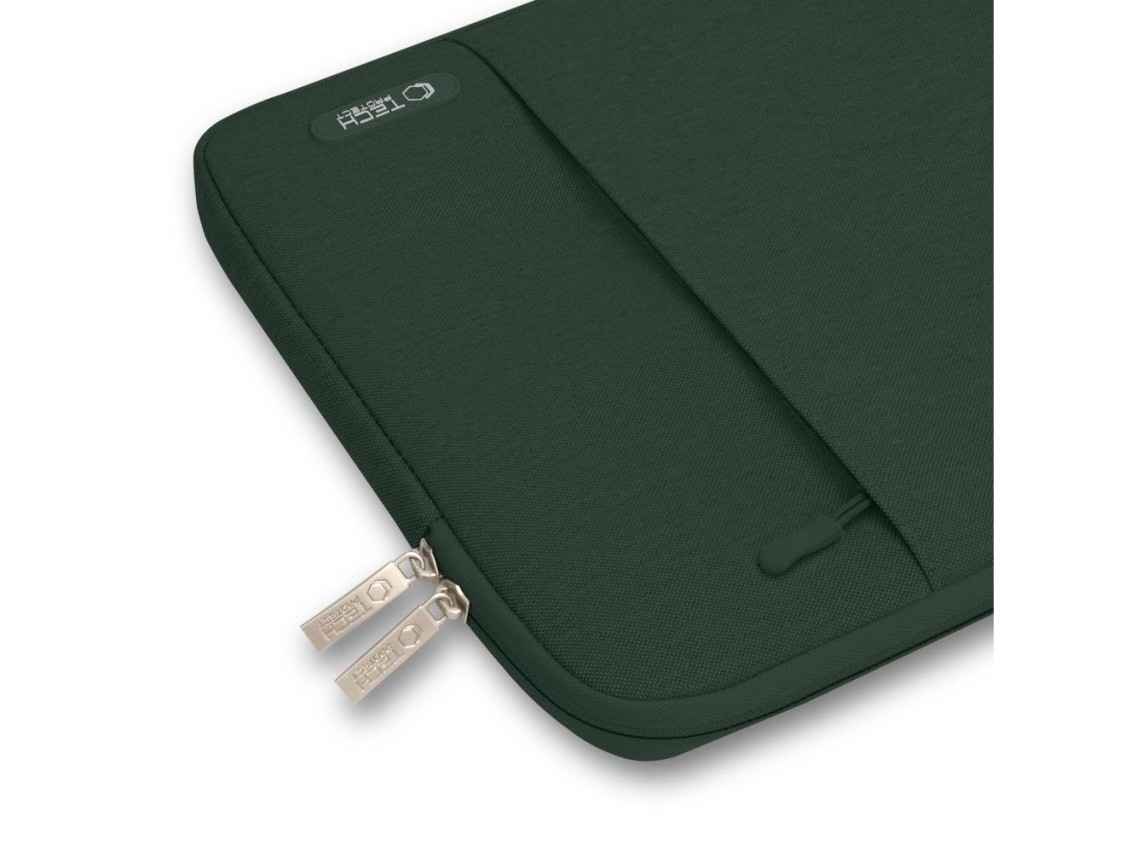 Capa protetora Tech-Protect para laptop de 13 a 14 polegadas - verde
