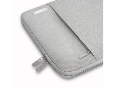 Capa protetora Tech-Protect para laptop de 13 a 14 polegadas - Cinza