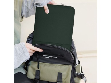 Capa protetora Tech-Protect para laptop de 13 a 14 polegadas - verde