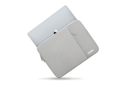 Capa protetora Tech-Protect para laptop de 13 a 14 polegadas - Cinza