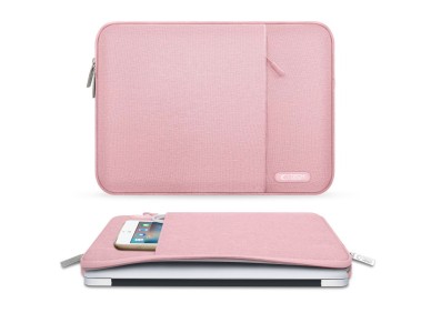 Capa protetora Tech-Protect para laptop de 13 a 14 polegadas - Rosa