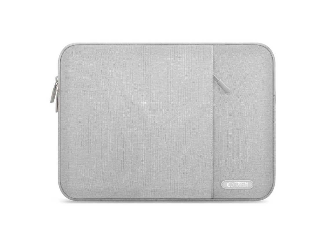 Capa protetora Tech-Protect para laptop de 13 a 14 polegadas - Cinza