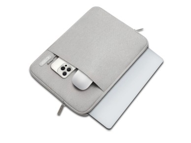 Capa protetora Tech-Protect para laptop de 13 a 14 polegadas - Cinza