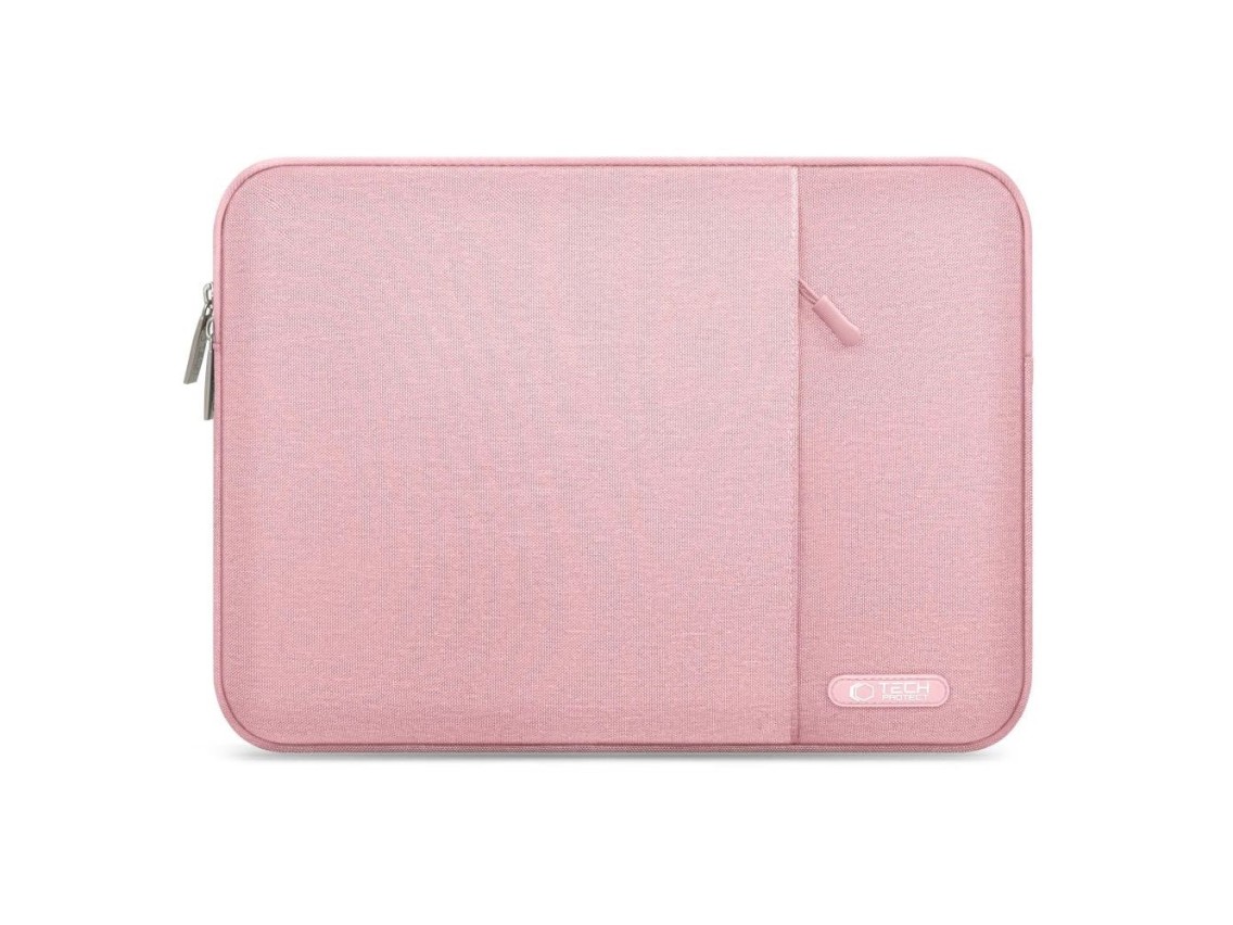 Capa protetora Tech-Protect para laptop de 13 a 14 polegadas - Rosa