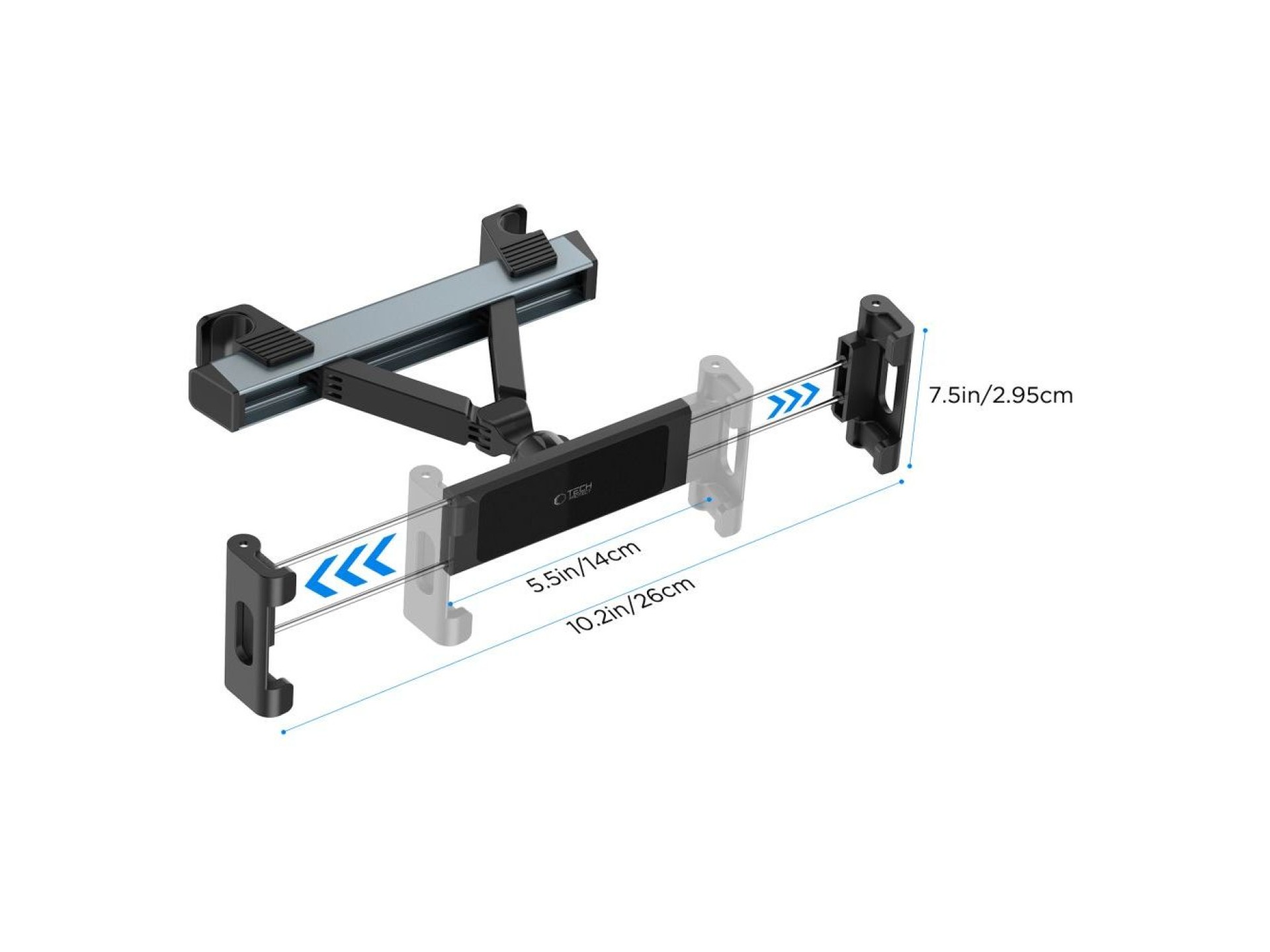 Tech-Protect V3 Headrest Car Mount - Black