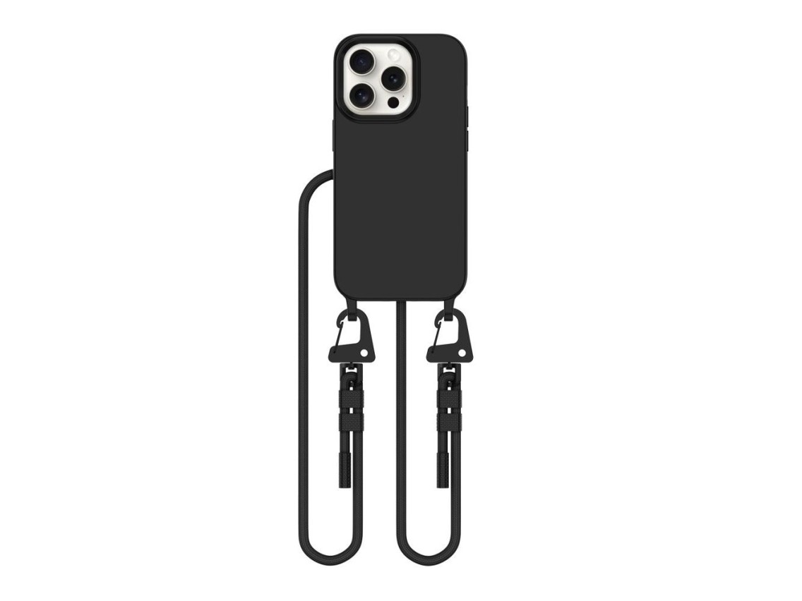 Funda Tech-Protect MagNecklace MagSafe para iPhone 14 Pro - Negra