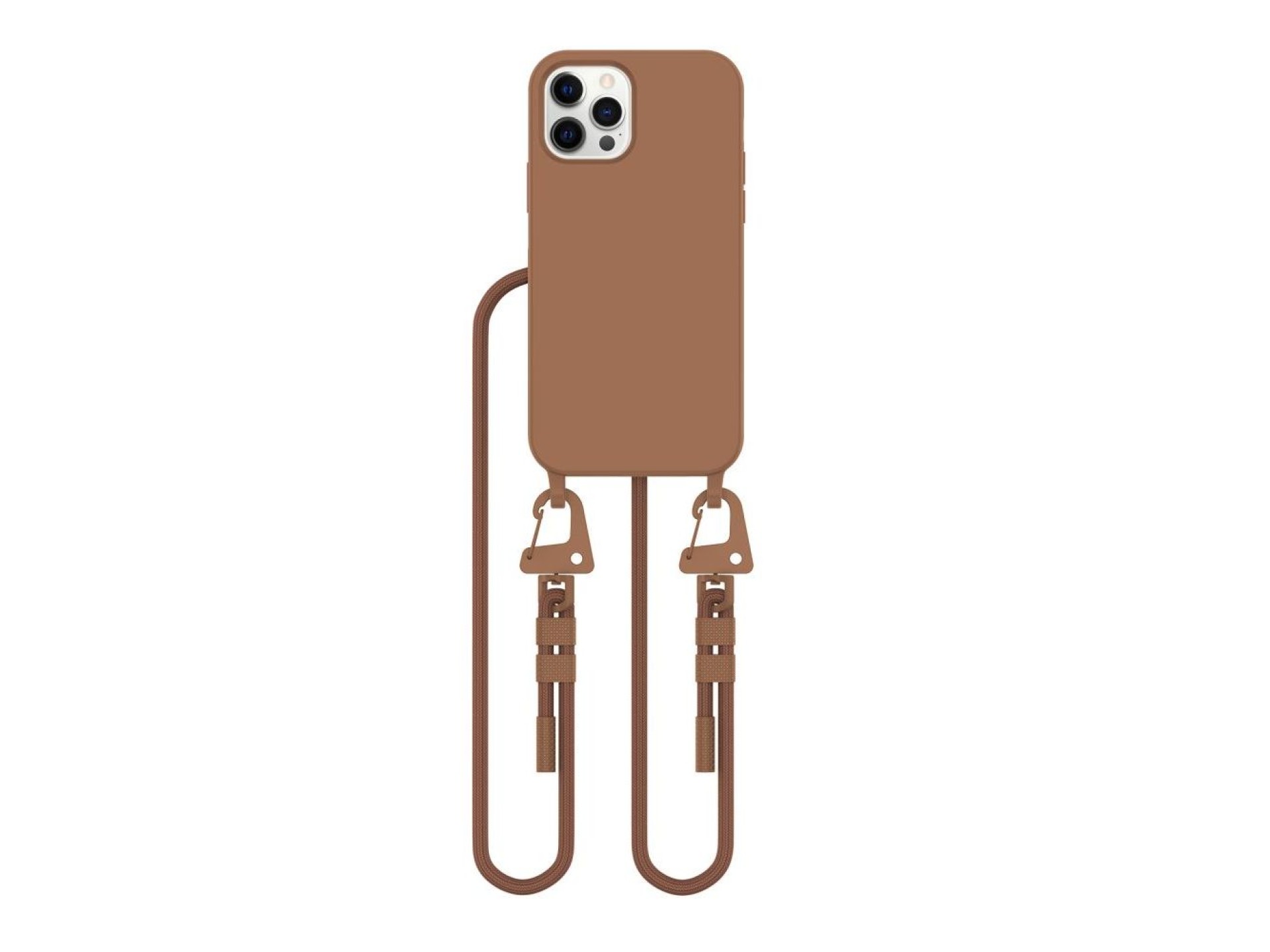 Capa Tech-Protect MagNecklace MagSafe para iPhone 12 / 12 Pro - Marrom