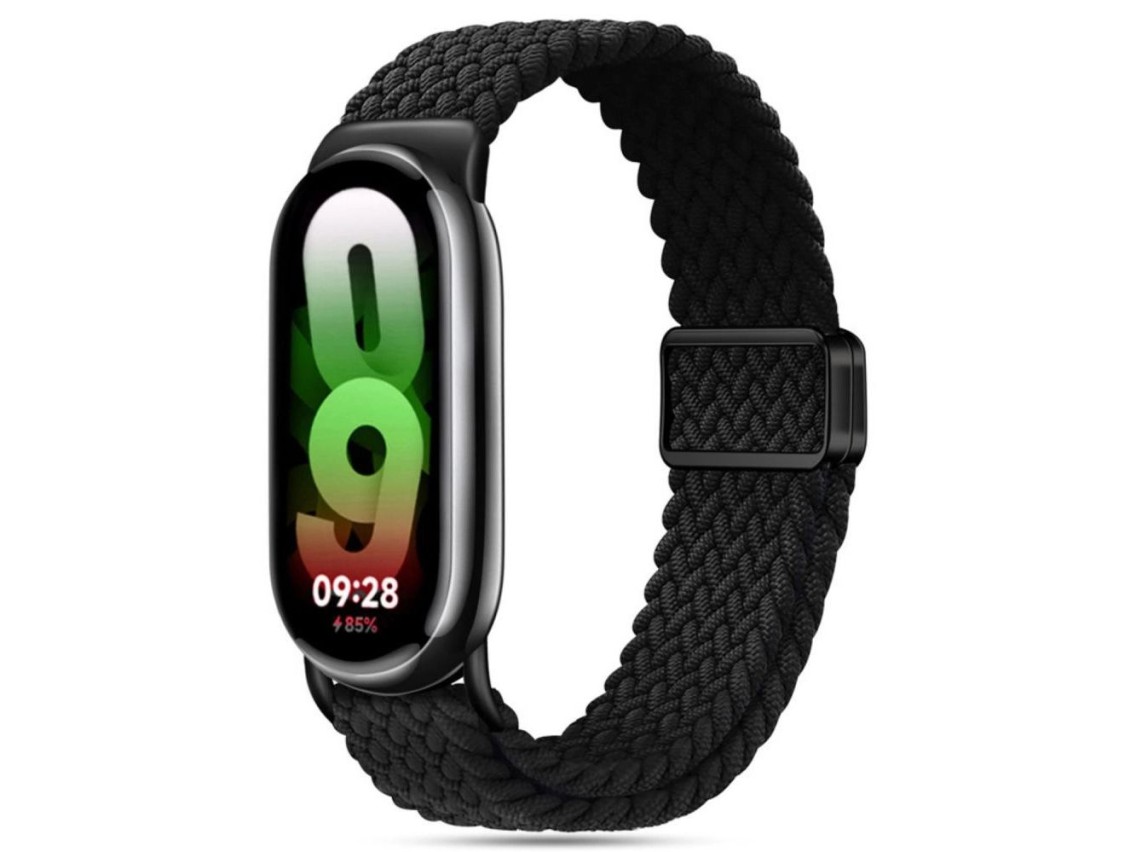 Correa Tech-Protect NylonMag para Xiaomi Smart Band 8 / 9 / NFC - Negra