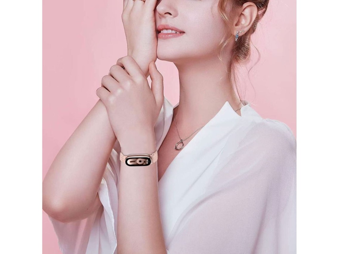 Correa Tech-Protect NylonMag para Xiaomi Smart Band 8 / 9 / NFC - Negra