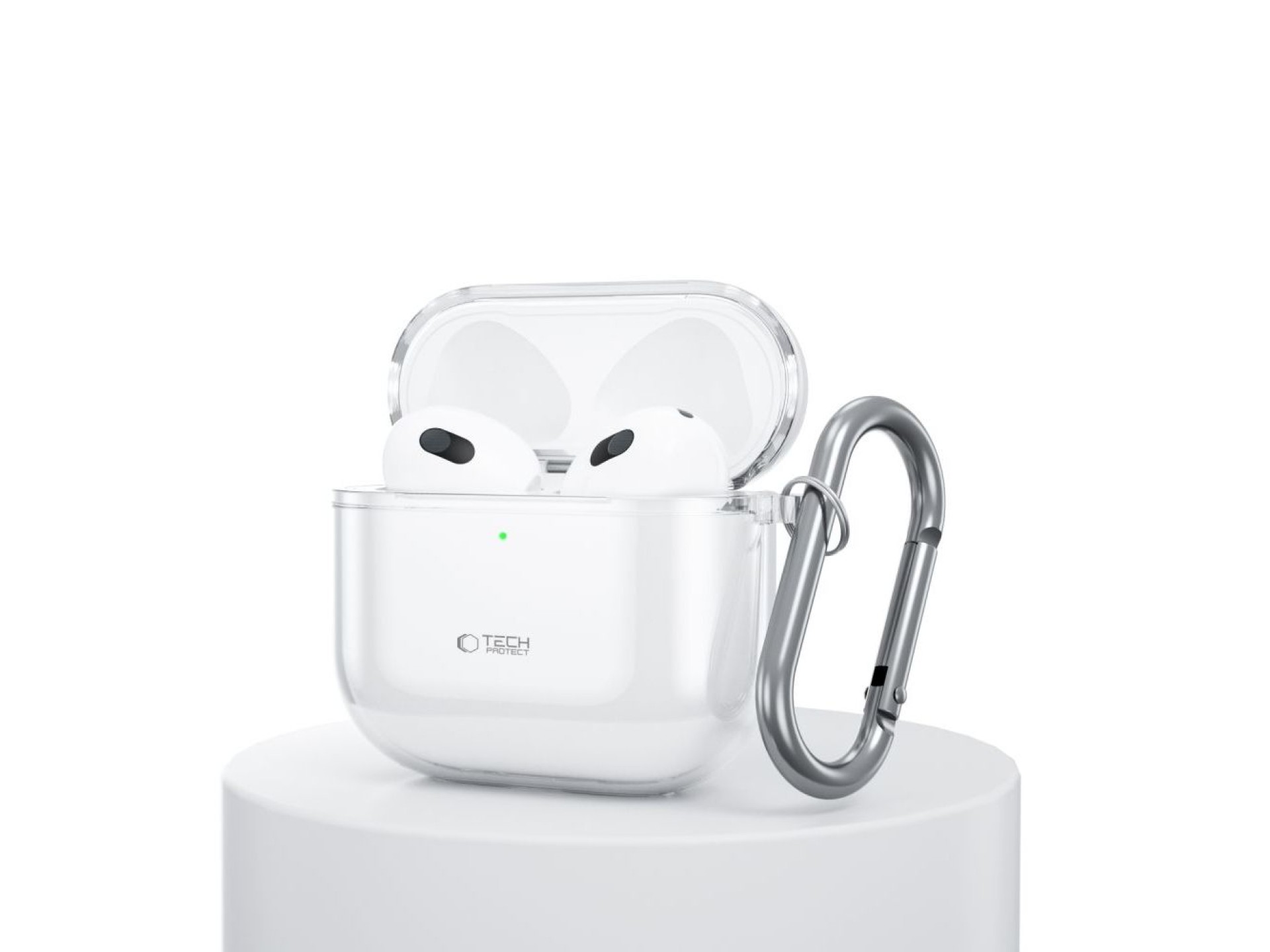 Capa Tech-Protect FLEXAir para Apple AirPods 4 - Transparente