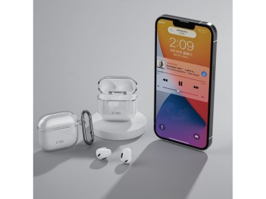 Capa Tech-Protect FLEXAir para Apple AirPods 4 - Transparente