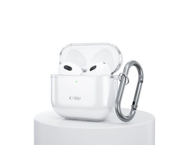 Capa Tech-Protect FLEXAir para Apple AirPods 4 - Transparente