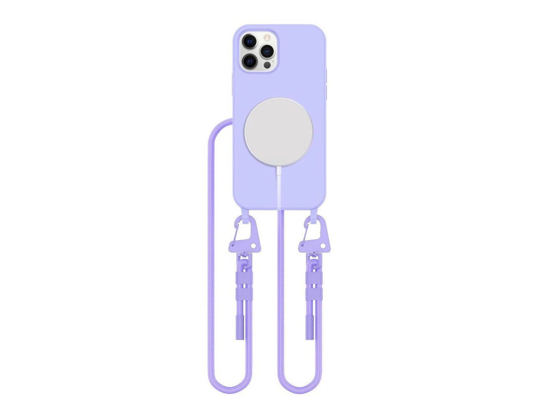 Capa Tech-Protect MagNecklace MagSafe para iPhone 12 / 12 Pro - Lavanda