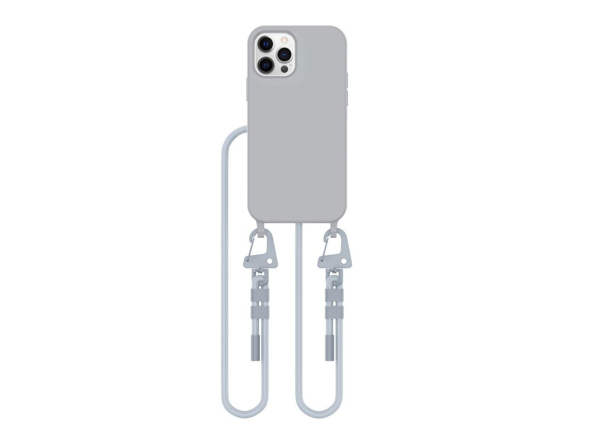 Funda Tech-Protect MagNecklace MagSafe para iPhone 12 / 12 Pro - Gris