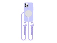 Capa Tech-Protect MagNecklace MagSafe para iPhone 12 / 12 Pro - Lavanda Capa Tech-Protect MagNecklace MagSafe para iPhone 12 / 12 Pro - Lavanda