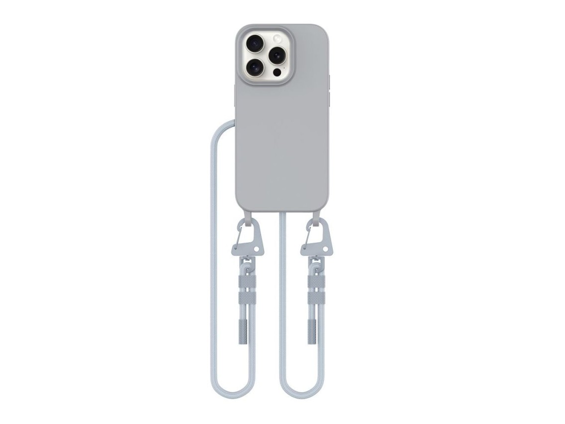 Capa Tech-Protect MagNecklace MagSafe para iPhone 14 Pro - Cinza