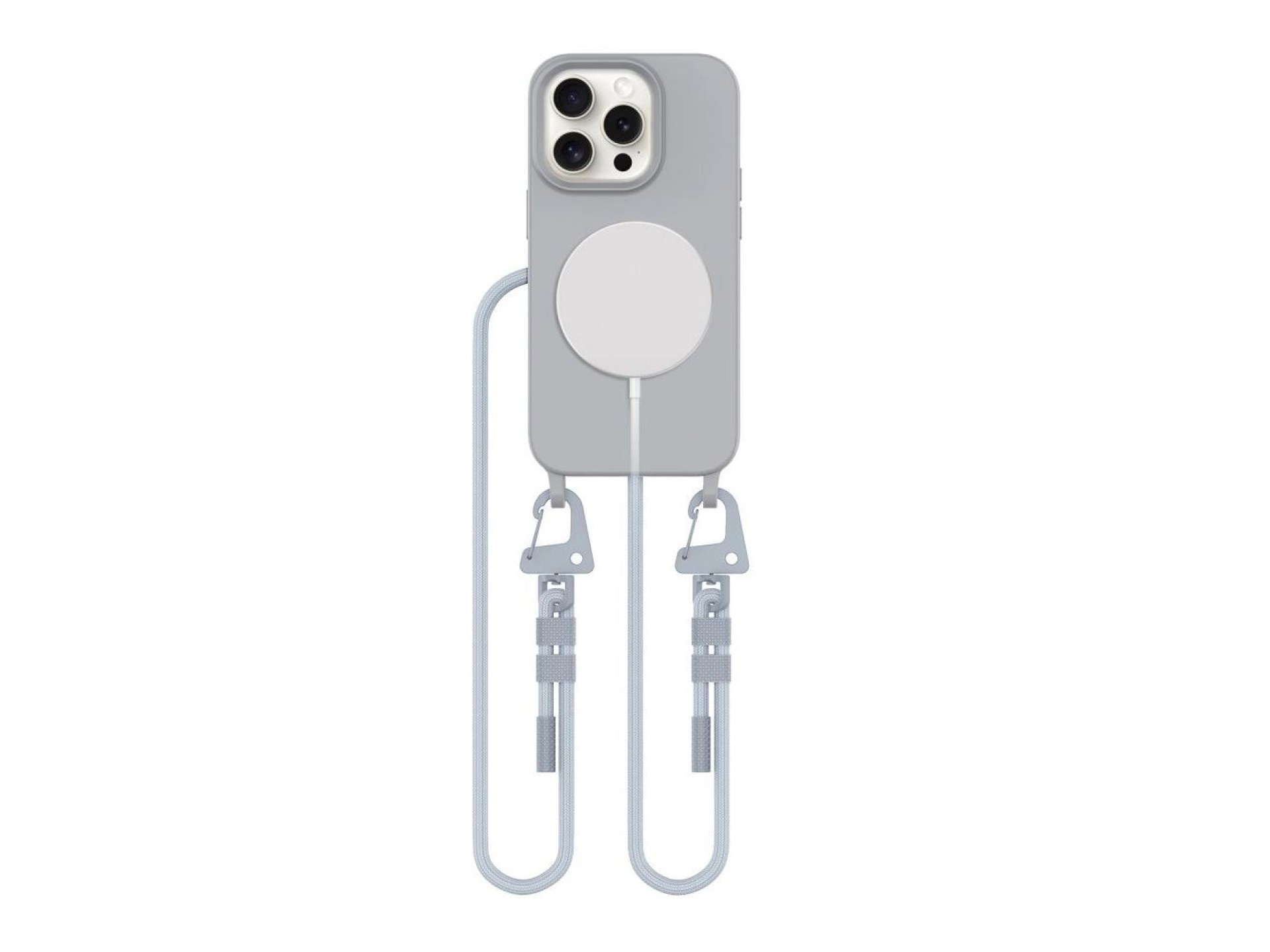 Capa Tech-Protect MagNecklace MagSafe para iPhone 14 Pro - Cinza