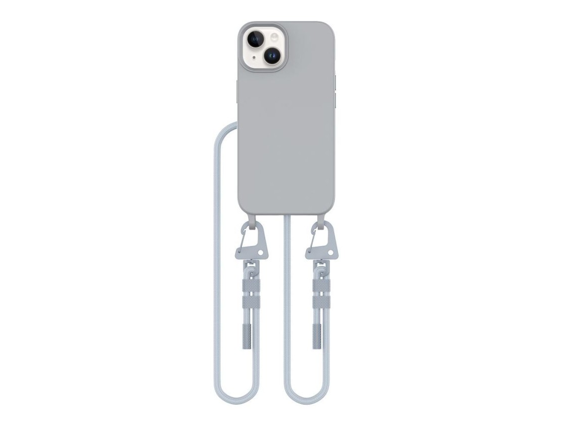 Capa Tech-Protect MagNecklace MagSafe para iPhone 14 - Cinza
