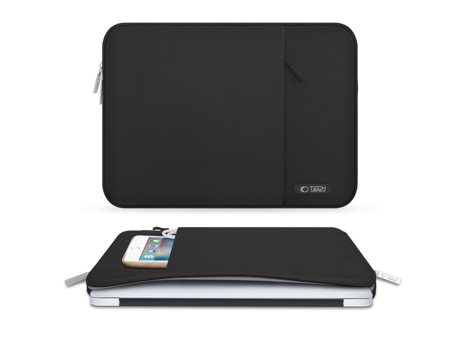 Capa protetora Tech-Protect para laptop de 15 a 16 polegadas - preta
