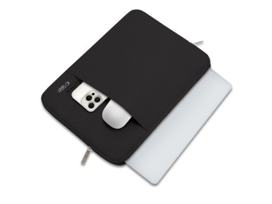 Capa protetora Tech-Protect para laptop de 15 a 16 polegadas - preta