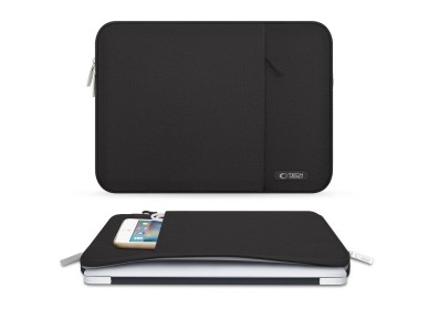 Capa protetora Tech-Protect para laptop de 15 a 16 polegadas - preta