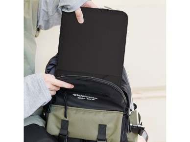Capa protetora Tech-Protect para laptop de 13 a 14 polegadas - preta