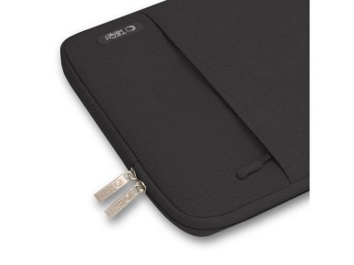 Capa protetora Tech-Protect para laptop de 13 a 14 polegadas - preta
