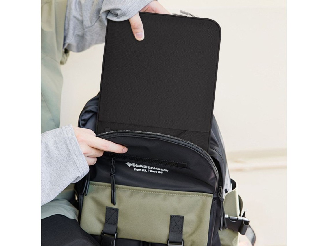 Capa protetora Tech-Protect para laptop de 13 a 14 polegadas - preta